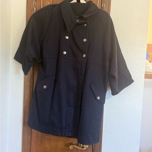 Marc By Marc Jacobs Navy Cape Jacket